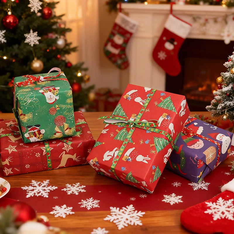 10m roll craft Christmas Wrapping Paper