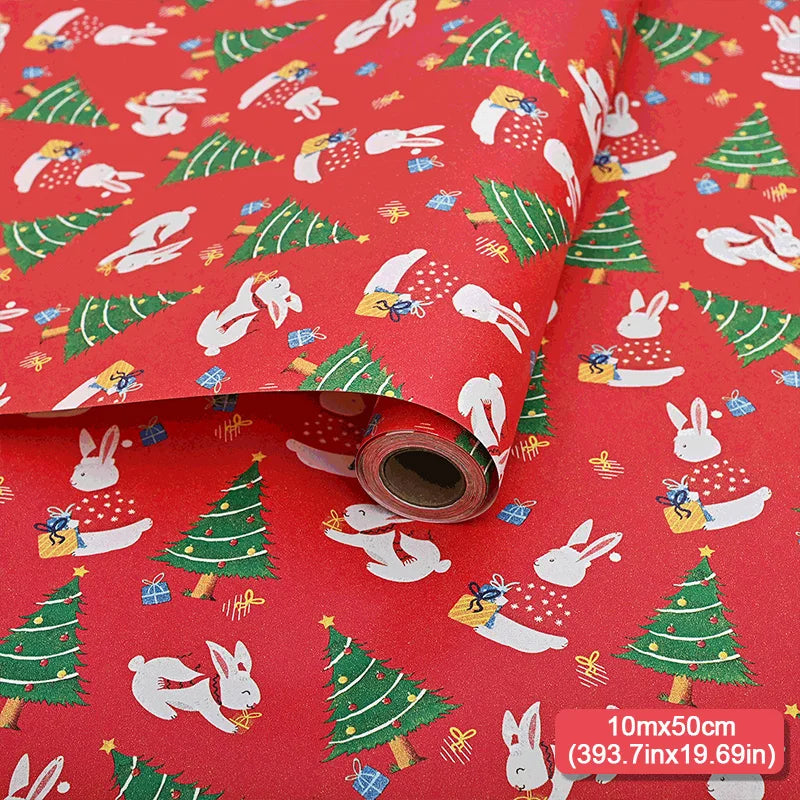 10m roll craft Christmas Wrapping Paper