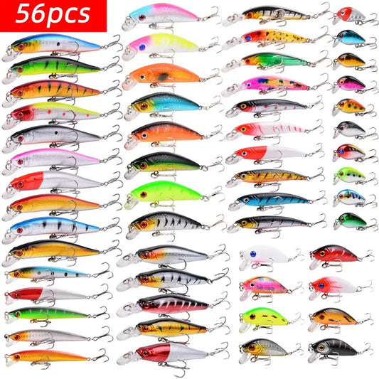56/28/12/10/4pcs Fishing Lures Kit