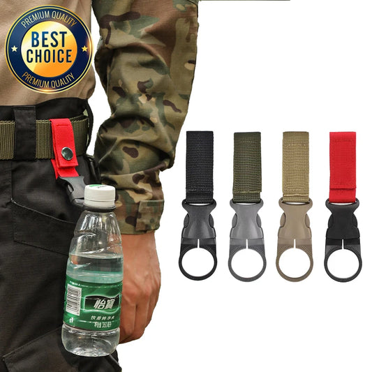 Webbing Buckle Hook Water Bottle Holder