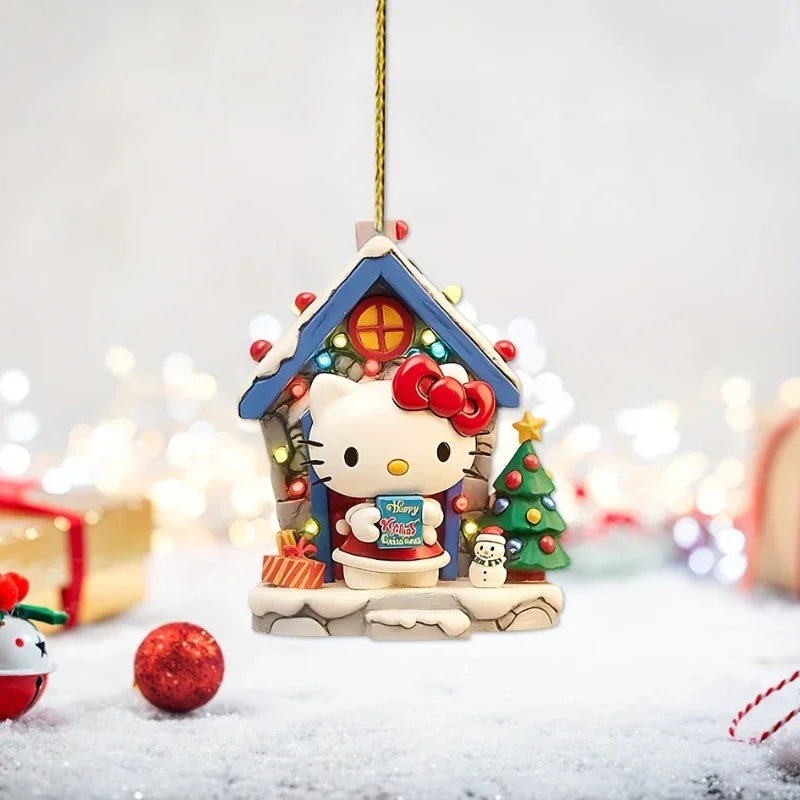 Christmas Acrylic Pendant Tree Decorations