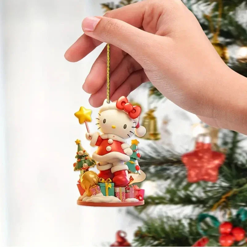 Christmas Acrylic Pendant Tree Decorations