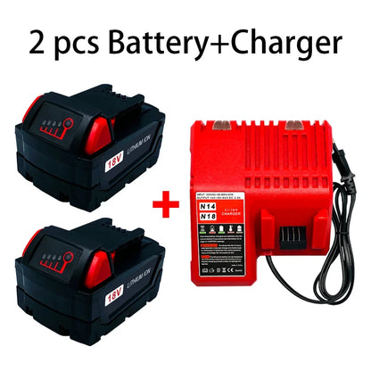 New Milwaukee M18 battery / charger 18V 12800mah