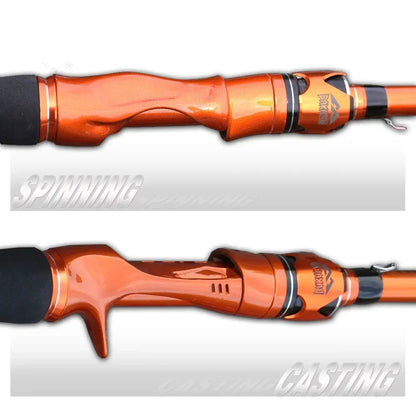 BAKAWA Casting Spinning Fishing Rods 1.8M and 2.1M 4 Section