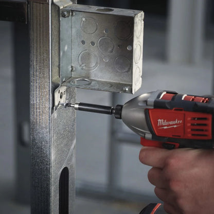 Milwaukee 4932352406 Magnetic Bit Holder 1/4 In 60MM Hex Shockwave Secure Strong magnetic Tip Power Tool Attachments