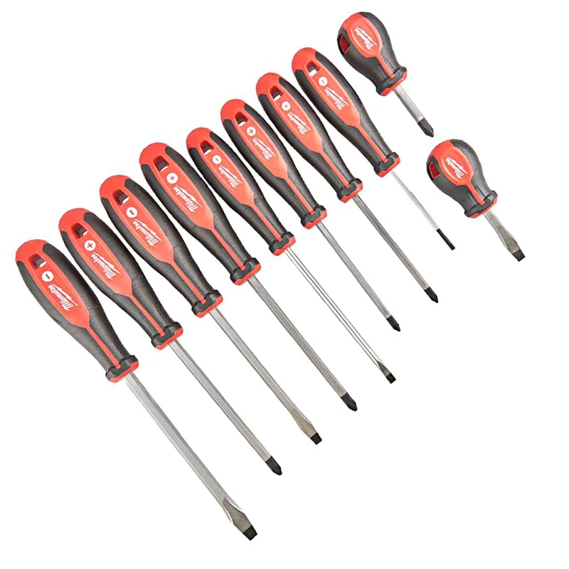Milwaukee 10 Piece Tri-Lobe Screwdriver Set