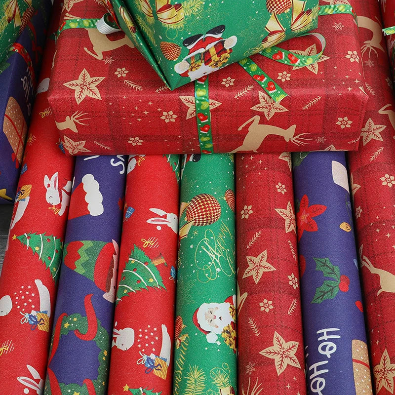 10m roll craft Christmas Wrapping Paper