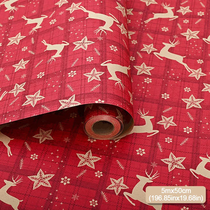 5m roll Christmas Wrapping Paper