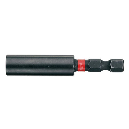 Milwaukee 4932352406 Magnetic Bit Holder 1/4 In 60MM Hex Shockwave Secure Strong magnetic Tip Power Tool Attachments