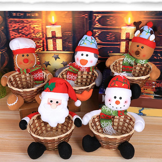 Decorative Christmas Candy Storage Basket