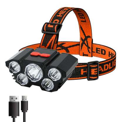 5 LED  Rechargeable Flashlight