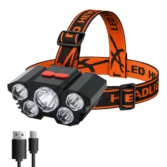5 LED  Rechargeable Flashlight