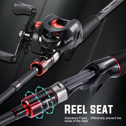 Sougayilang Fishing Rod Reel Combo