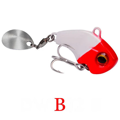 Wobble Rotating Metal Vibration Bait Fishing 6g 15g 28g Artificial Hard Baits Spinner Spoon Lure Pesca