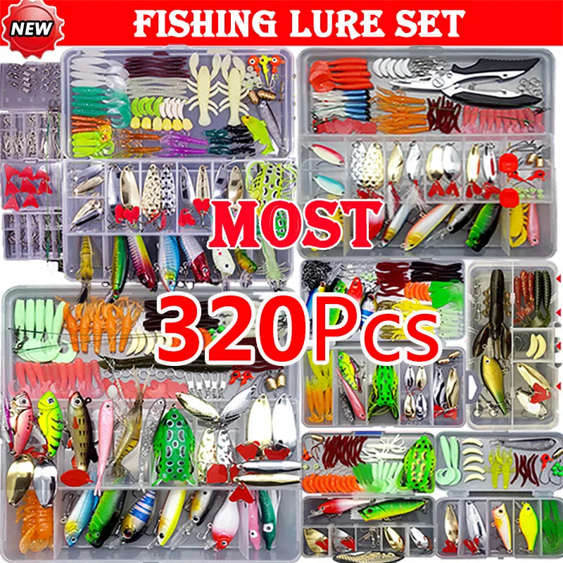 Fishing Lure Kit Soft and Hard