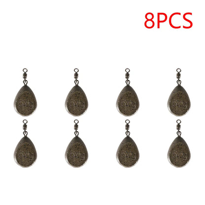 1-10PCS Carp Fishing Tackle Lead Weight 57g