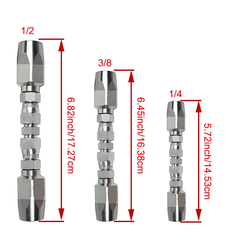 Reusable Hydraulic Hose Repair Kit 1/4 ", 3/8 ", 1/2 "