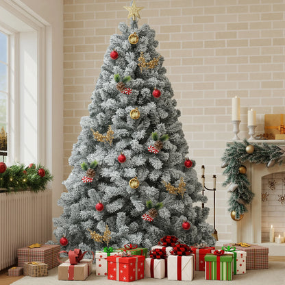 6ft Snow Flocked Artificial Christmas Tree