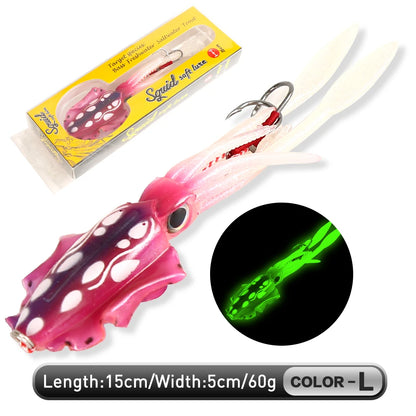 ZUKIBO Soft Squid Bait