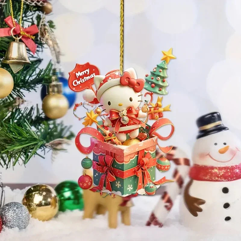 Christmas Acrylic Pendant Tree Decorations