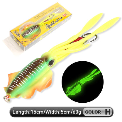 ZUKIBO Soft Squid Bait