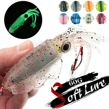 ZUKIBO Soft Squid Bait