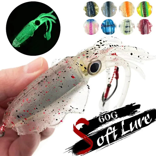 ZUKIBO Soft Squid Bait