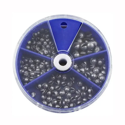 Weight Sinkers 205pcs/box 5 Sizes Split Shot Sinkers