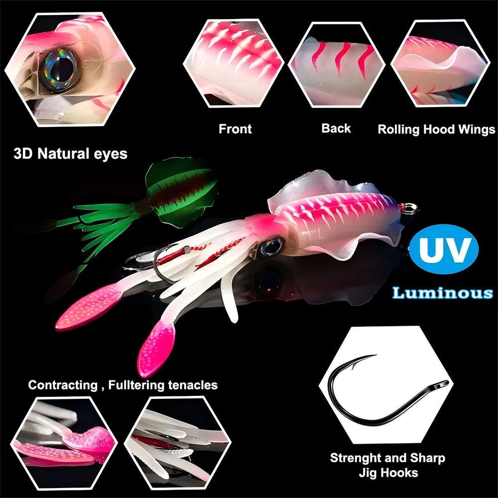 ZUKIBO Soft Squid Bait