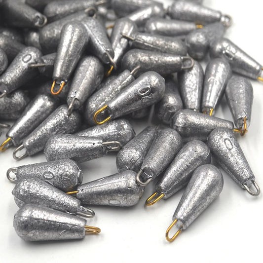 5PCS/Lot Weight Size 10g/15g/20g/30g/40g/50g/60g/70g Water Droplets Lead Weights