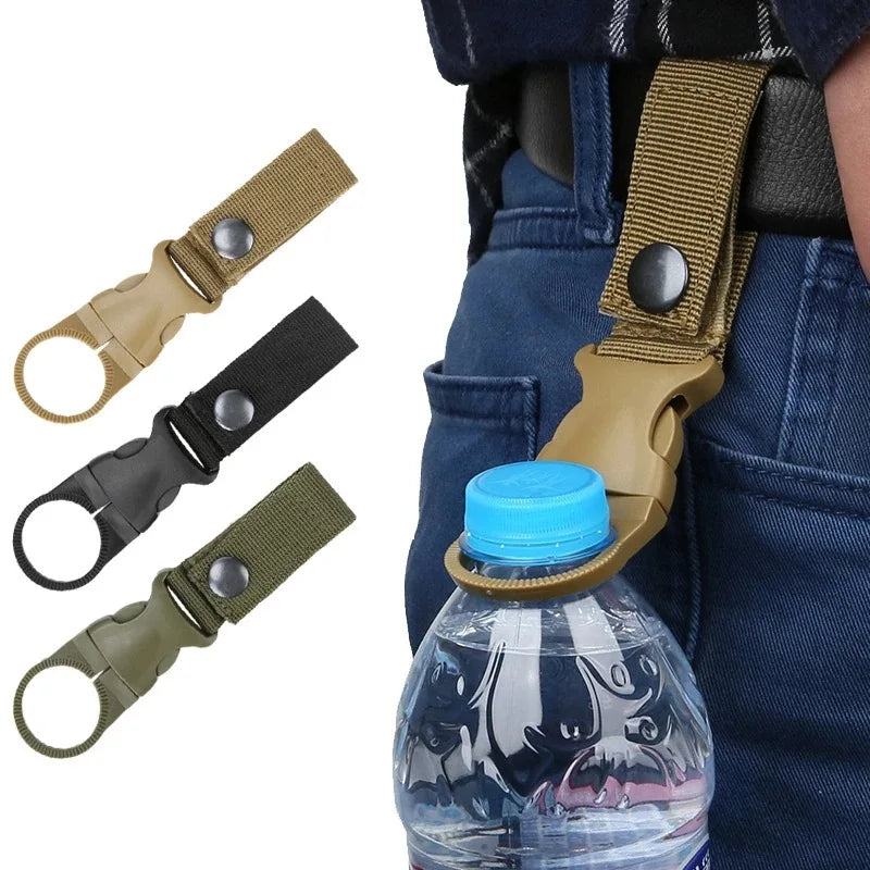 Webbing Buckle Hook Water Bottle Holder