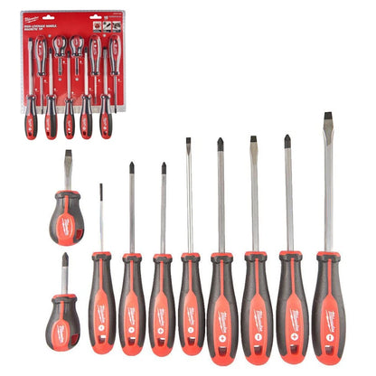 Milwaukee 10 Piece Tri-Lobe Screwdriver Set