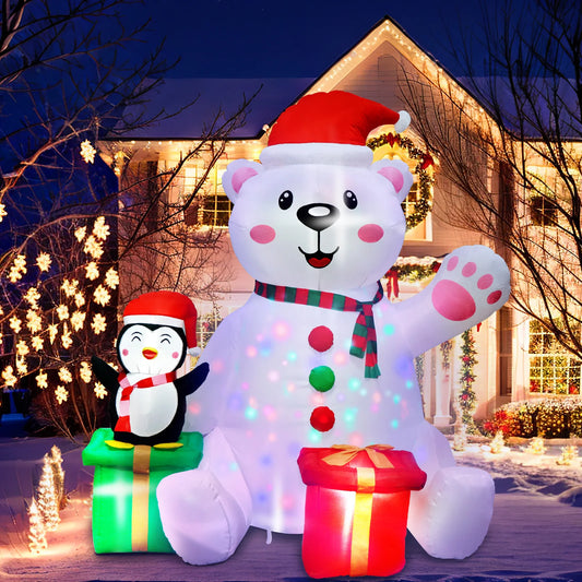 6FT Christmas Inflatables Outdoor Decorations